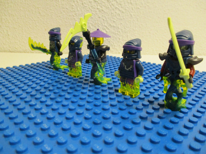 ( C9/5-7 ) 5 x  Lego Ninjago Figur Ghost Warrior Sammlung Konvolut