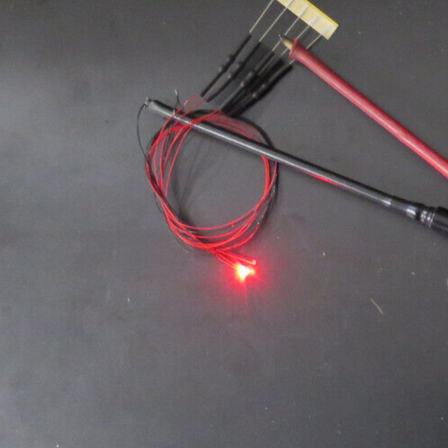 ( A10 ) MICRO LED 10x Rot  8-16 VOLT HO Komplett Anschluss fertig  HO N Z usw.
