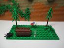 ( L3/25/2 ) Lego Moc Skelett mit schatz im wald zubehör Ritter Ritterburg