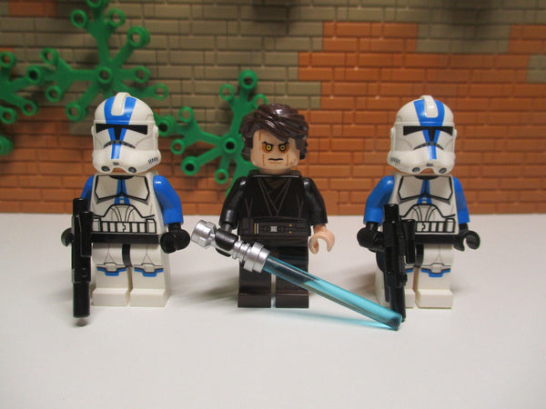 ( O6 / 8) LEGO STAR WARS 1x Anakin Skywalker sw0361 & 501st Clone Trooper sw0445