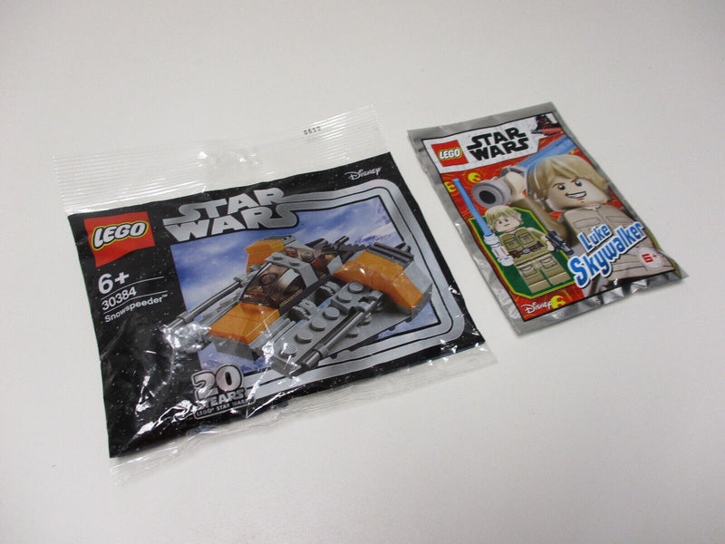 (C4 / 5) Lego Star Wars 2x Polybag   Luke Skywalker Neu und OVP