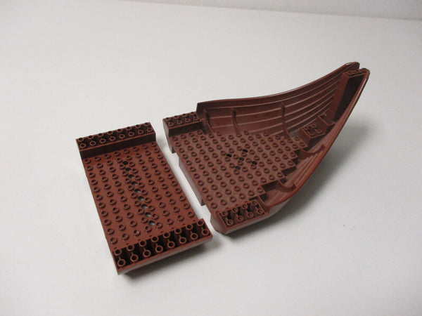 ( L3/27 ) Lego Schiffsrumpf braun für Wikingerschiff 7018 Vikings Piraten