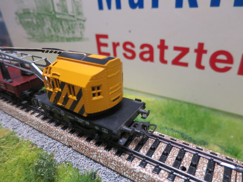 ( i10 / 5) Märklin 4611 Kranwagen Krupp-Ardelt Güterwagen DB H0 gebraucht