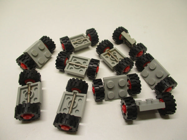 ( C15 / 14 ) Lego Classic Space 10x Räder Achsen 122c01assy2 6990 6970 928