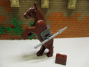 (G11) Lego Pferd Braun Bewegliche Beine Herr der Ringe Hobbit 10305 10352c01pb01