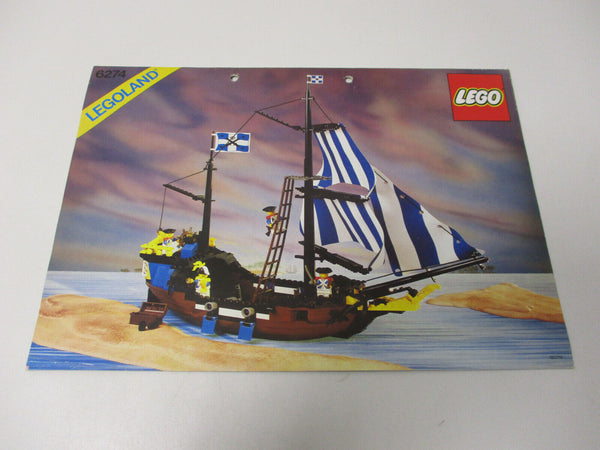 ( R3/4 ) Lego Legoland 6274 Caribbean Clipper Piratenschiff Bauanleitung BA