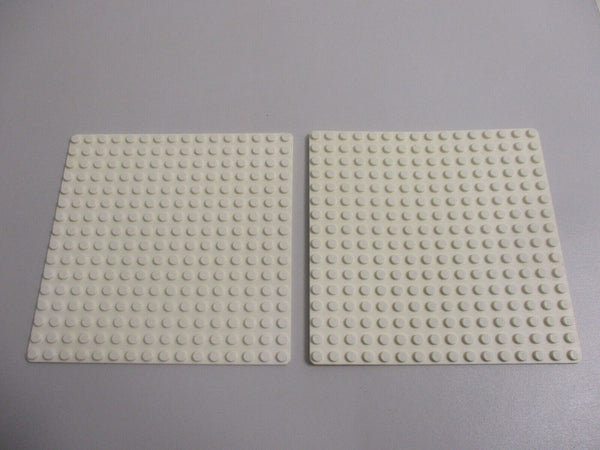 ( A17 / 7 ) Lego 2x Platte 3865 dünn weiß 16x16 Piraten Ritter Star Wars