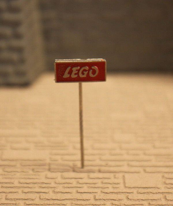 ( H6/43 ) LEGO ORIGINAL 60er JAHRE ANSTECKNADEL ROT