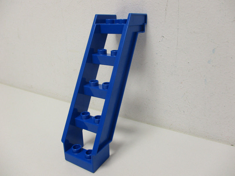 ( A2/3 )   Lego Duplo Treppe / Leiter  blau Eisenbahn Feuerwehr Spielplatz