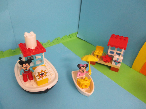 (RB11 /3) LEGO Duplo Disney Mickey und Minnie Mouse mit Boot
