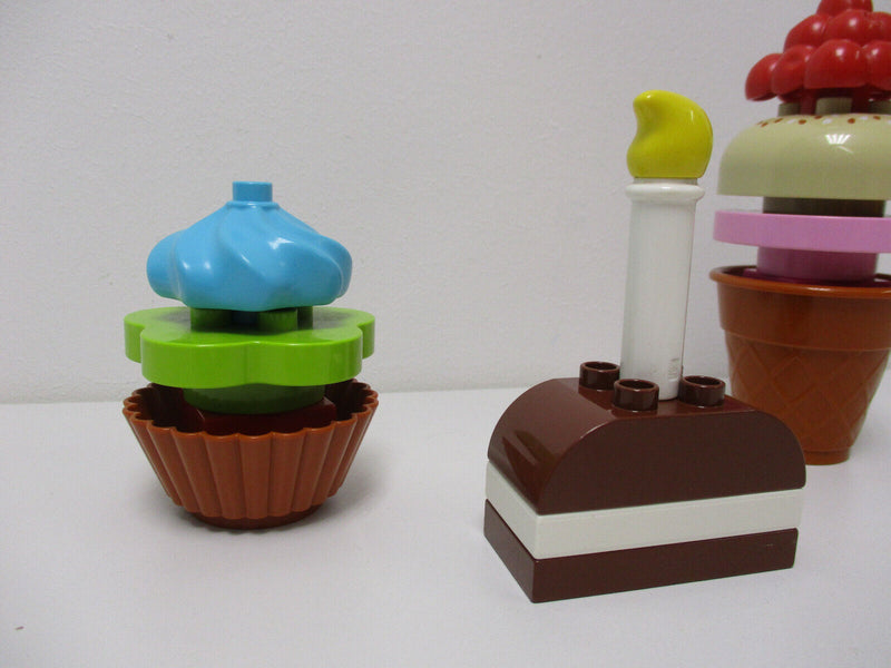 (RB16/4) LEGO Duplo Bunter EisspaÃŸ Eis Muffins Geburtstag Party Brownie