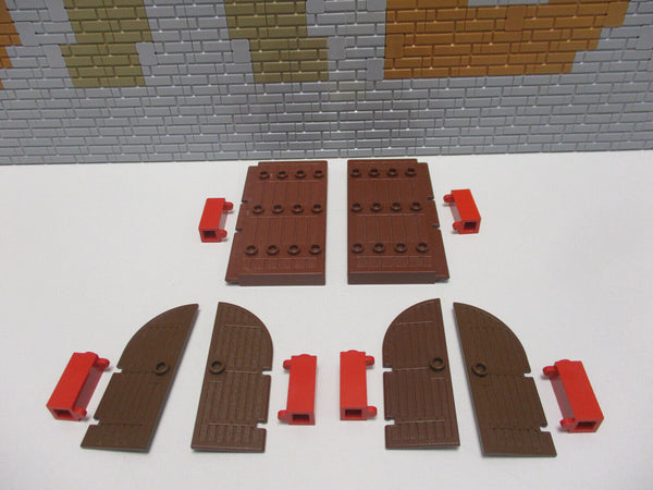 (B4/21) Lego Tore mit Scharnier Fantasy Era Knight Kingdom Ritterburg Eisenbahn