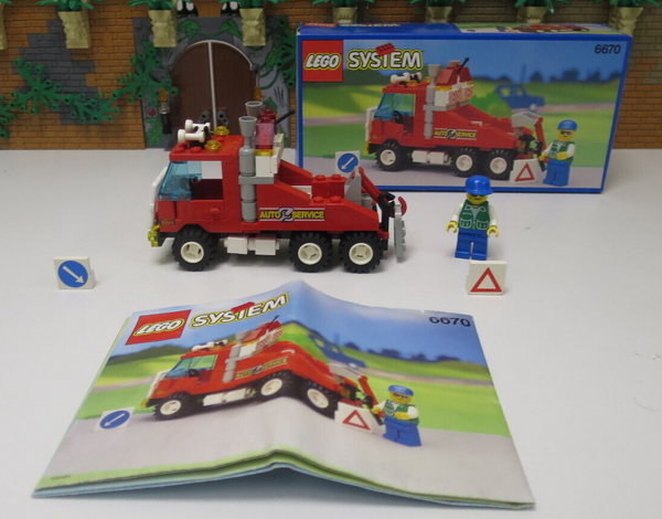 ( F11 ) Lego 6670 Rescue Rig Town Classic MIT OVP & BA 100% KOMPLETT