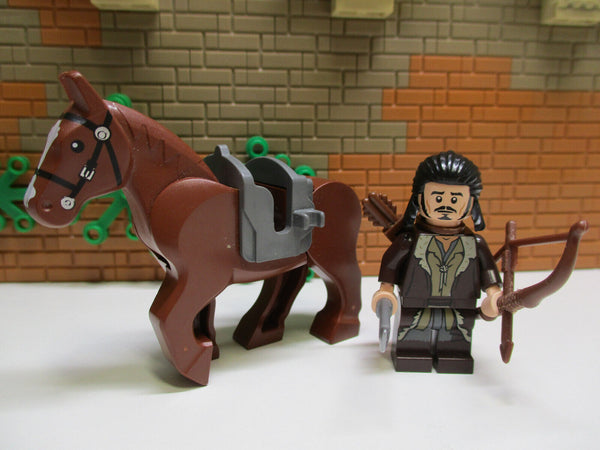 ( G11/12 ) Lego Herr der Ringe lor084 Bard The Bowman & Pferd 10352c01pb01 79013