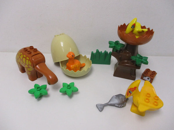 (RB5/5) LEGO Duplo Dino Set Dinosaurier Brachiosaurus Peteradon mit Babys Ei