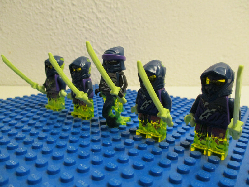 ( C9/5-9 ) 5 x  Lego Ninjago Figur Ghost Warrior Sammlung Konvolut