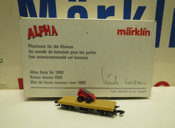 ( J15 ) Märklin Mini Club Alles Gute für 1989 Alpha SET Spur Z  NEU OVP