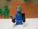 ( L4/30 ) Lego Space Classic Figur Blau Astronaut Weltraum  6701 6971 6940 6972