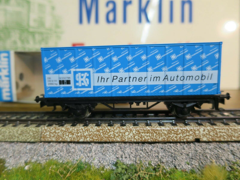 ( I4  ) MÃ„RKLIN SONDERWAGEN  " SK IHR PARTNER IM AUTOMOBIL "  NEU OVP