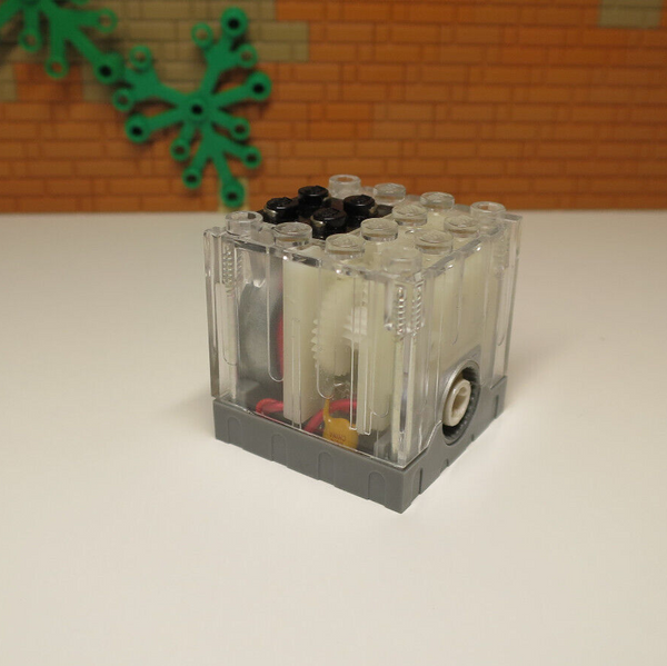 ( F12 / 2 ) Lego Technic 47154c01 9V 47154  Getriebemotor transparent  geprüft