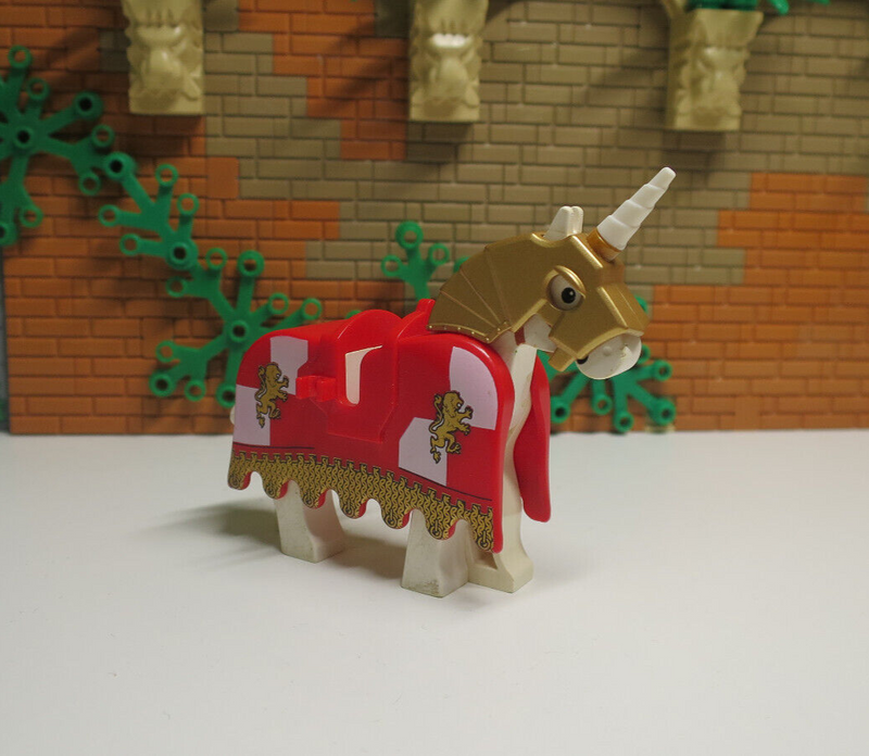 (B11 / 8 ) Lego 1x Pferdedecke mit Pferd Satteldecke Löwenritter 2490 7946