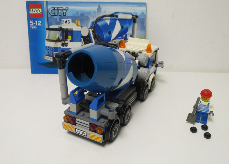 ( I 12 ) Lego City 7990 Betonmischer 100% komplett geprüft mit Bauanleitung