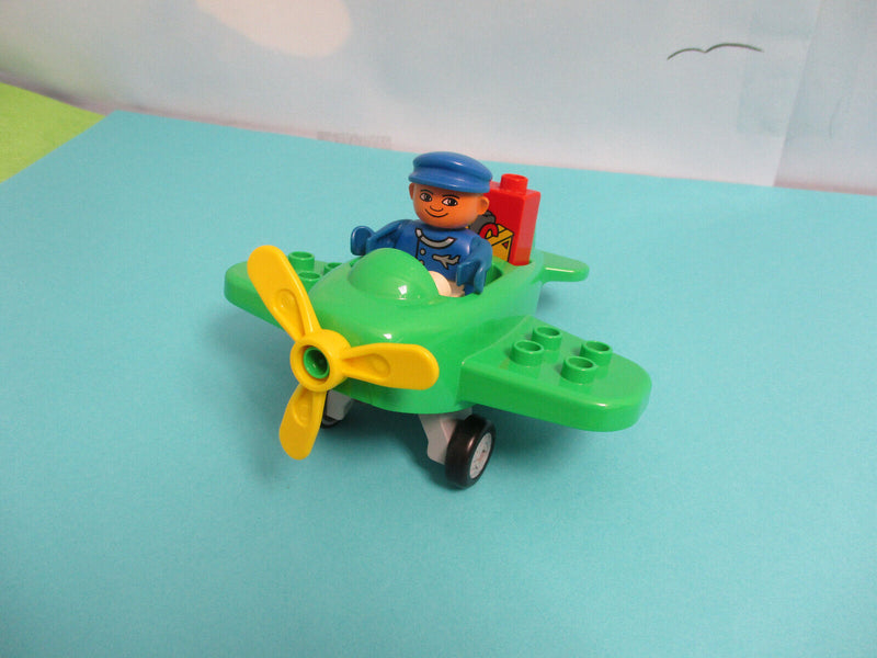 ( T5 / 3 ) LEGO Duplo Flugzeug mit Figur und Zubehör