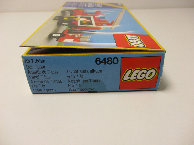 ( A10 ) Lego 6480 Light & Sound Feuerwehr Auto OVP + BA 100% Komplett 9V