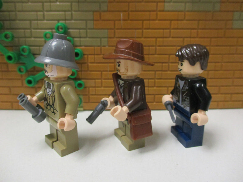 ( F13 / 11-2 ) Lego Indiana Jones iaj001 & Henry Jones Sr. & Mutt Williams