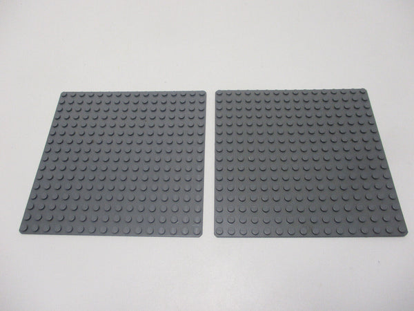 ( A17 / 5 ) Lego 2x Platte 3865 dünn grau 16x16 Piraten Ritter Star Wars