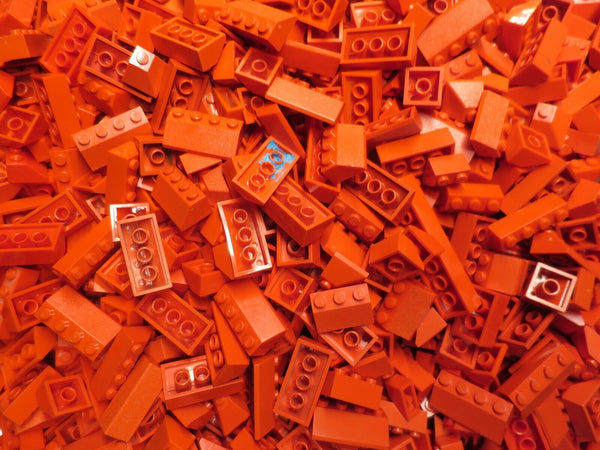 LEGO 100x Dachsteine 45° Slope  Rot Haus Dach City gemischt