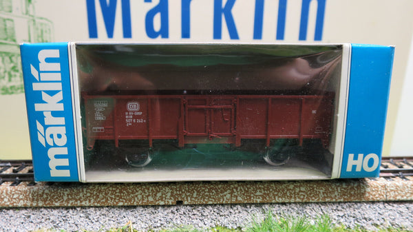 ( N12 ) Märklin 4465 Hochbordwagen offener Güterwagen DB H0 OVP
