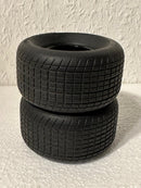 lego 2 x 18450 Reifen m. Felge 81.6 x 44 R Dragster Tumbler 76023