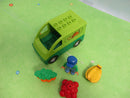 (P14/1 ) Lego Duplo Auto / Lieferwagen mit Obst / Gemüse und Figur