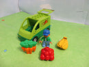 (P14/1 ) Lego Duplo Auto / Lieferwagen mit Obst / Gemüse und Figur
