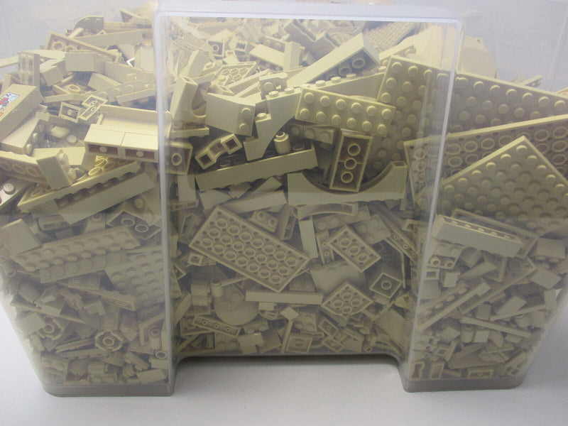Lego 1 kg Steine Platten Sonderteile Sandfarben Beige Tan Konvolut Sammlung Kilo
