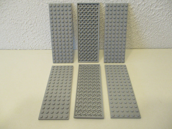 (D3) 6 x Lego Platte 6x16 hellgrau  Star Wars  3027