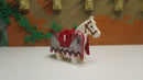 (B11 / 7 ) Lego 1x Pferdedecke mit Pferd Satteldecke Ritterburg Skorpion Knights