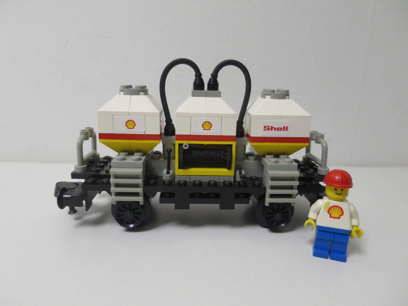( C12 ) Lego 7813 Shell Tankwagen Eisenbahn mit BA 100% KOMPLETT 9V 12V RC