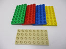 (R1/8) LEGO Duplo 5 Grundplatten  4x8 Noppen  Basic Platten