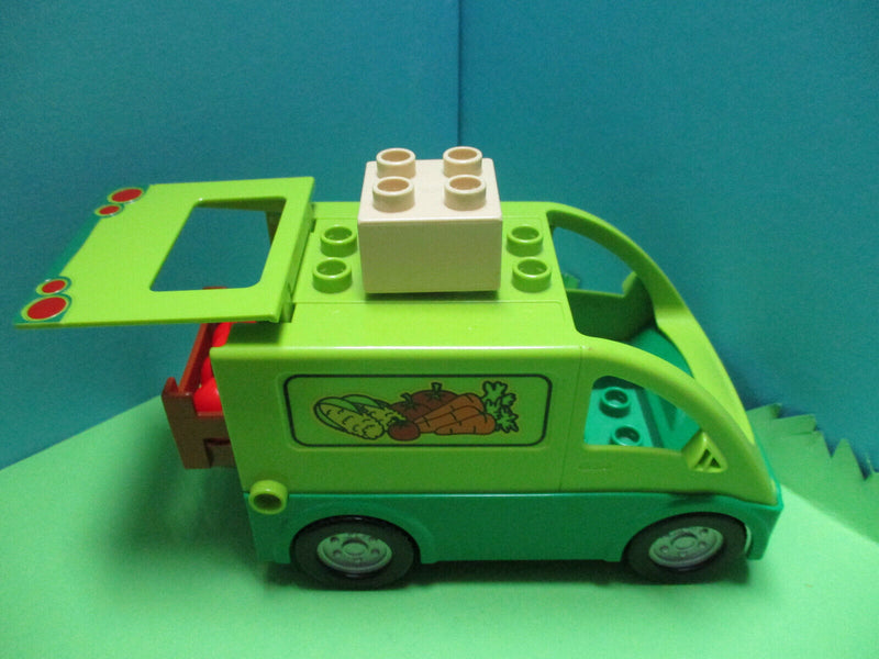 ( RB21/ 11 ) LEGO Duplo Marktstand Obst Gemüse Auto Figuren 5683