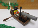 (B13/14) Lego Rotrock mit Kanonenboot und Krokodil 6276 6245 6277 6286