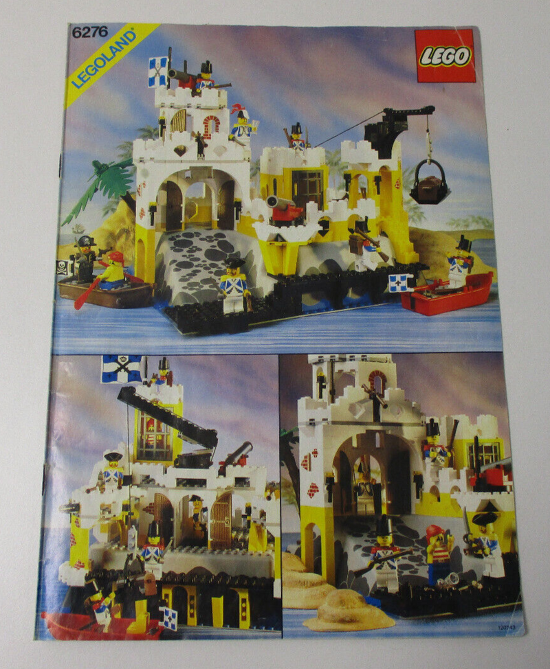 ( AH 4 ) Lego Piraten 6276 Eldorado Fortress mit BA 100% Komplett
