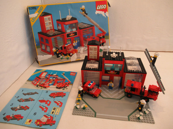 ( AH 1 ) Lego 6385 Feuerwehrstation Classic Mit OVP & BA 100% Komplett Gebraucht