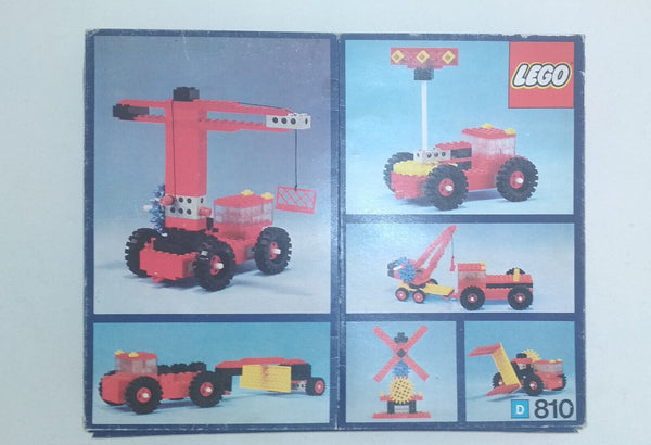 ( AH 1 ) Lego 810 Gangwagen-Set OVP & BA 100% KOMPLETT