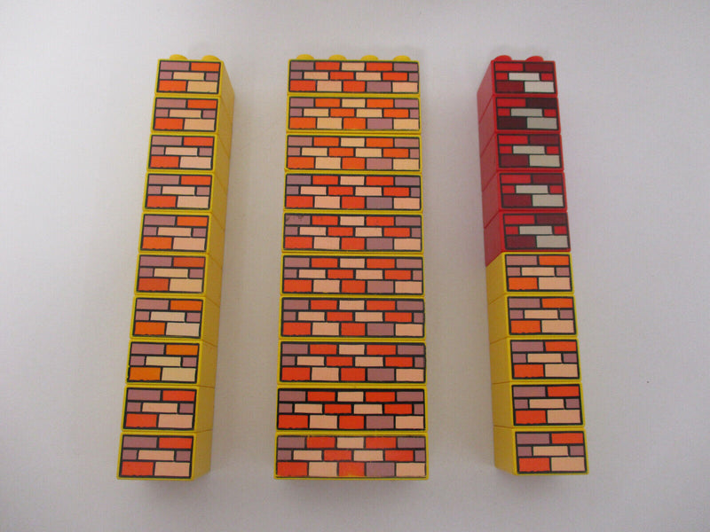 Lego Duplo 30x Bausteine Mauersteine Steine 10x 8er + 20x 4er Bob der Baumeister