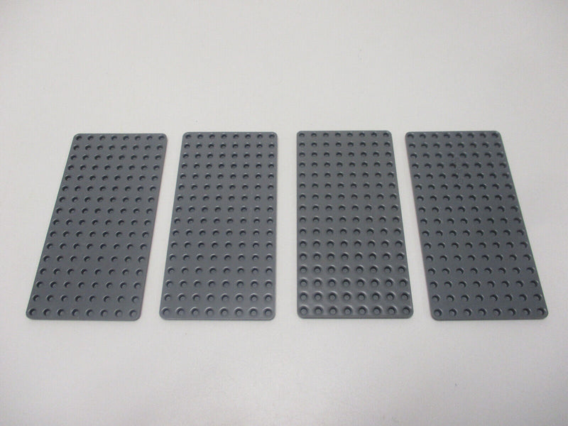 ( A 13/18 ) LEGO 4x Platte dünn 3865 8x16 grau Ritter Piraten City Star Wars
