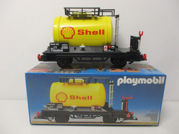 Playmobil 4107 Shell Kesselwagen Tankwaggon Waggon OVP Spur G  LGB Eisenbahn