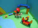 ( GB25 / 7 ) LEGO Duplo Zirkus Set Dompteurin Artistin Löwe Pferd