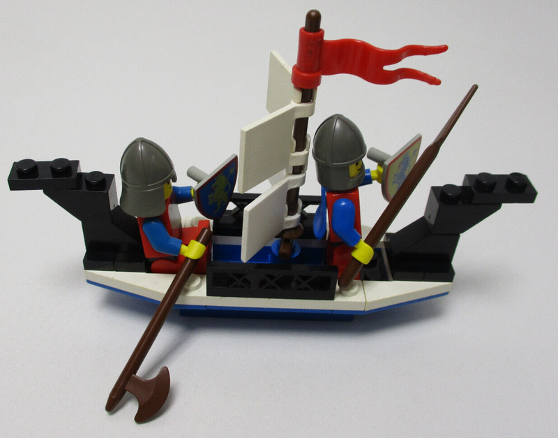 ( G/15 ) LEGO Legoland 6017 King's Ruderer mit BA 100% KOMPLETT